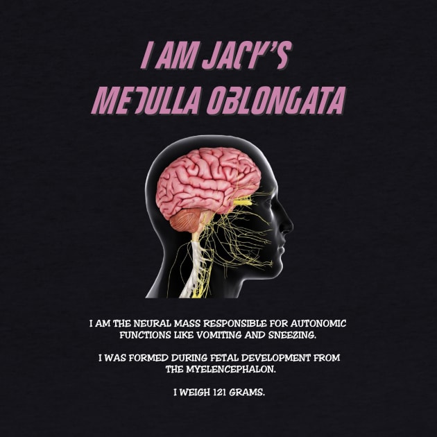 I Am Jack's Medulla Oblongata (White Text) by rubernek